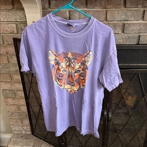 Comfort Colors Lavender Tiger Graphic Tee